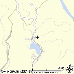 鹿児島県霧島市溝辺町竹子3200周辺の地図