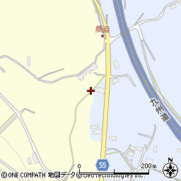 鹿児島県霧島市溝辺町竹子66周辺の地図
