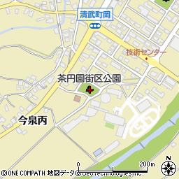 茶円園児童公園周辺の地図