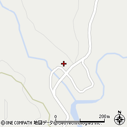 鹿児島県霧島市牧園町上中津川71周辺の地図