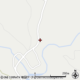 鹿児島県霧島市牧園町上中津川78周辺の地図