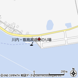 川内港ターミナル観光案内所周辺の地図