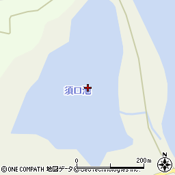 須口池周辺の地図