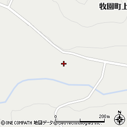 鹿児島県霧島市牧園町上中津川223周辺の地図