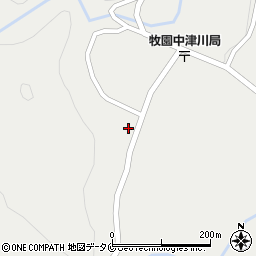 鹿児島県霧島市牧園町上中津川1053周辺の地図