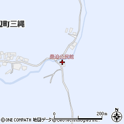 鹿児島県霧島市溝辺町三縄964周辺の地図