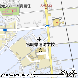 セイノースーパーエクスプレス株式会社　宮崎営業所周辺の地図