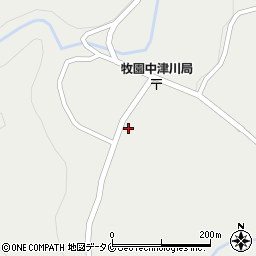 鹿児島県霧島市牧園町上中津川175周辺の地図