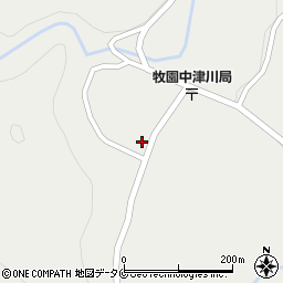 鹿児島県霧島市牧園町上中津川120周辺の地図