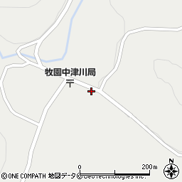 鹿児島県霧島市牧園町上中津川172周辺の地図