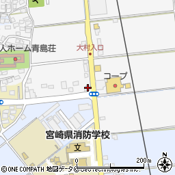 宮崎県宮崎市本郷南方2537周辺の地図