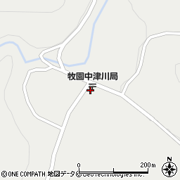 鹿児島県霧島市牧園町上中津川187周辺の地図