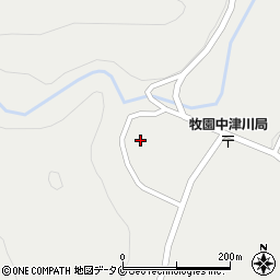 鹿児島県霧島市牧園町上中津川129周辺の地図