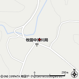 鹿児島県霧島市牧園町上中津川145周辺の地図