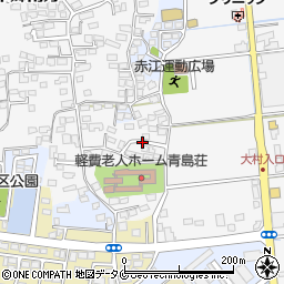 榎田緑地広場周辺の地図