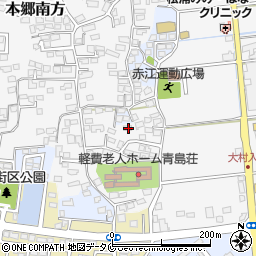 宮崎県宮崎市本郷南方2637周辺の地図