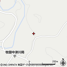 鹿児島県霧島市牧園町上中津川976周辺の地図