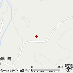 鹿児島県霧島市牧園町上中津川970周辺の地図