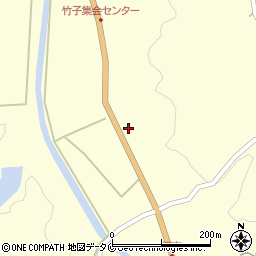 鹿児島県霧島市溝辺町竹子545周辺の地図