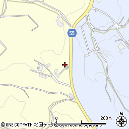 鹿児島県霧島市溝辺町竹子2360周辺の地図