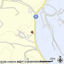 鹿児島県霧島市溝辺町竹子2360周辺の地図