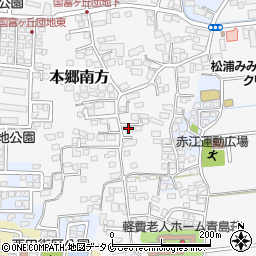 宮崎県宮崎市本郷南方2658周辺の地図