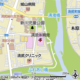 宮崎市清武体育館周辺の地図