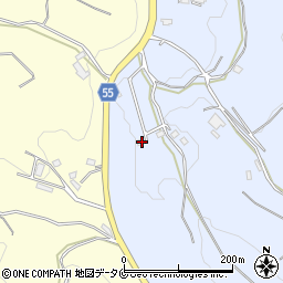 鹿児島県霧島市溝辺町三縄704-53周辺の地図