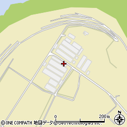 鹿児島県薩摩川内市中村町1209-1周辺の地図