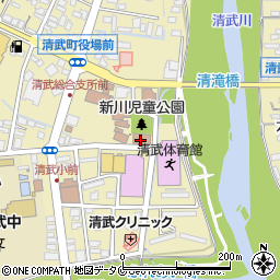 宮崎市役所　諸施設等児童館・児童クラブきよたけ児童文化センター周辺の地図