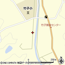 鹿児島県霧島市溝辺町竹子855周辺の地図