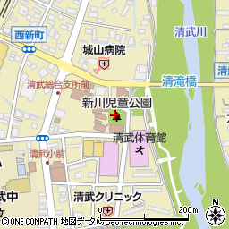 新川児童公園周辺の地図