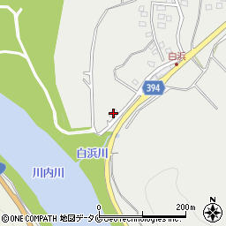 鹿児島県薩摩川内市白浜町59-3周辺の地図