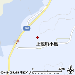 鹿児島県薩摩川内市上甑町小島周辺の地図