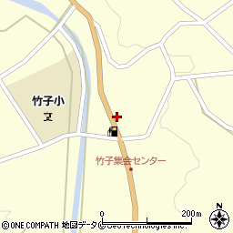 鹿児島県霧島市溝辺町竹子614-2周辺の地図