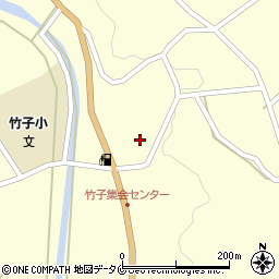 鹿児島県霧島市溝辺町竹子628周辺の地図