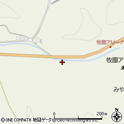 鹿児島県霧島市牧園町宿窪田2974周辺の地図