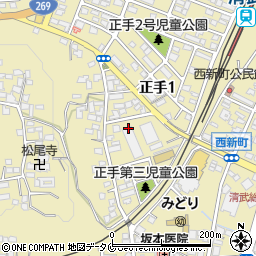 宮崎県宮崎市清武町正手１丁目周辺の地図