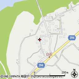 鹿児島県薩摩川内市白浜町345周辺の地図