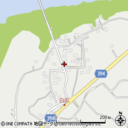 鹿児島県薩摩川内市白浜町402周辺の地図