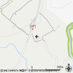 鹿児島県霧島市牧園町上中津川2063周辺の地図