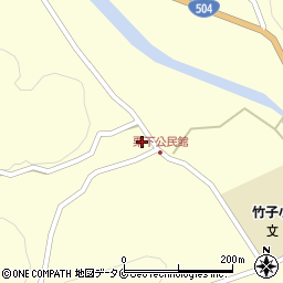 鹿児島県霧島市溝辺町竹子1006周辺の地図