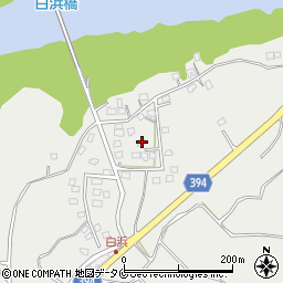 鹿児島県薩摩川内市白浜町394-1周辺の地図