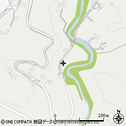 鹿児島県霧島市牧園町上中津川1654周辺の地図