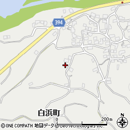 鹿児島県薩摩川内市白浜町1076周辺の地図