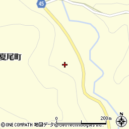 宮崎県都城市夏尾町周辺の地図