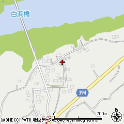 鹿児島県薩摩川内市白浜町398周辺の地図