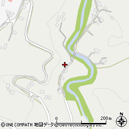 鹿児島県霧島市牧園町上中津川1659周辺の地図