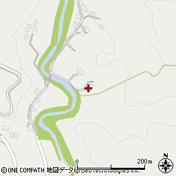 鹿児島県霧島市牧園町上中津川1627周辺の地図