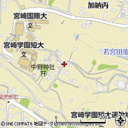 宮崎県宮崎市清武町加納丙1447周辺の地図